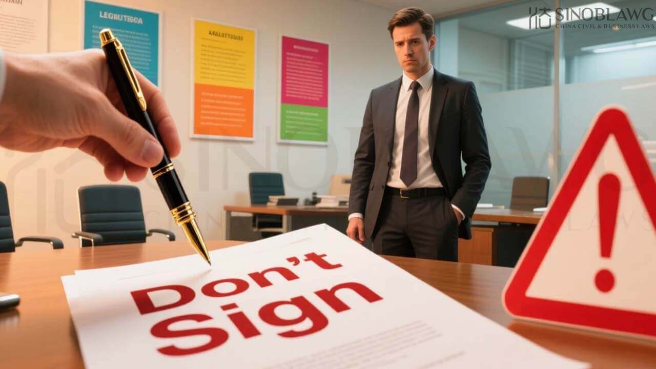 Don't sign any documents that you don't understand