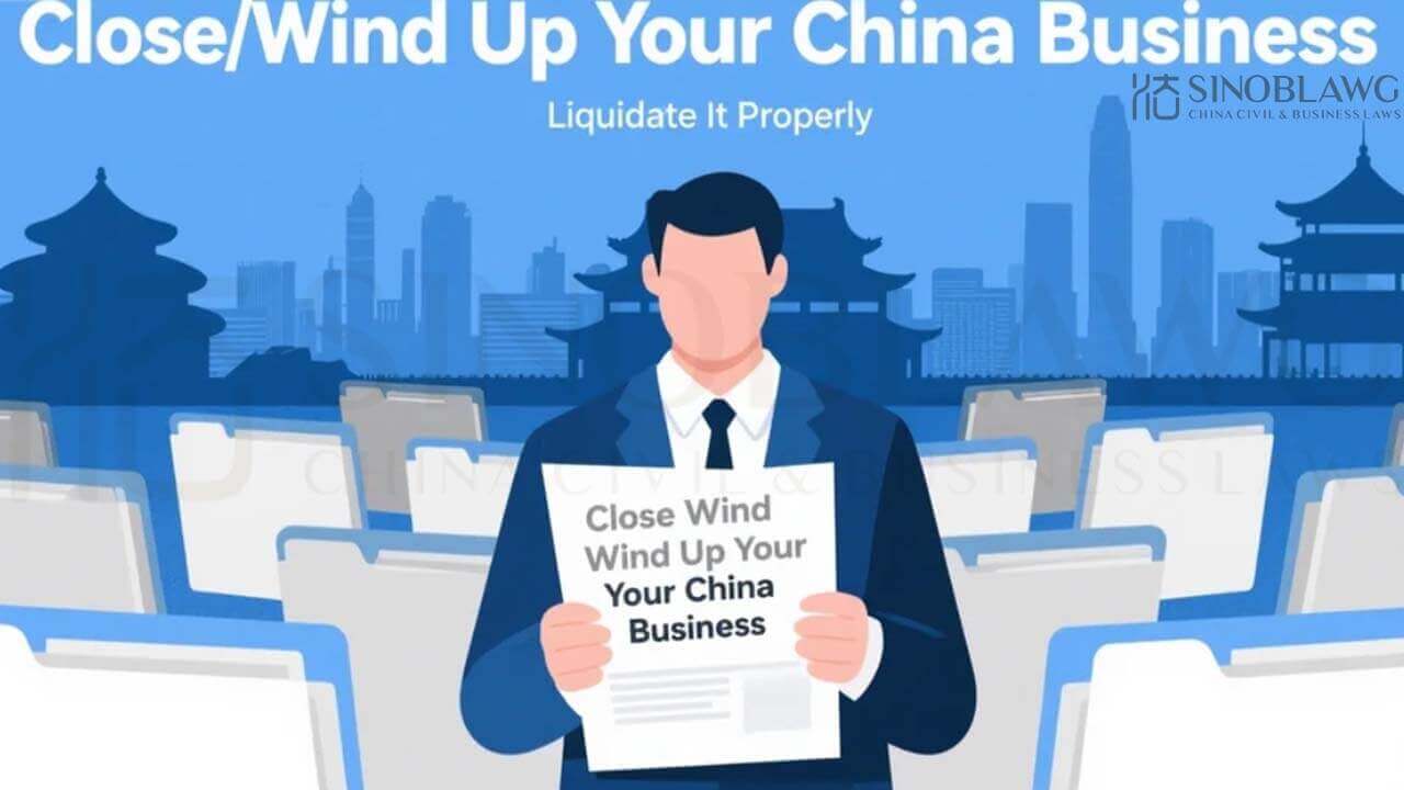 close/wind up your China business? liquidate it properly