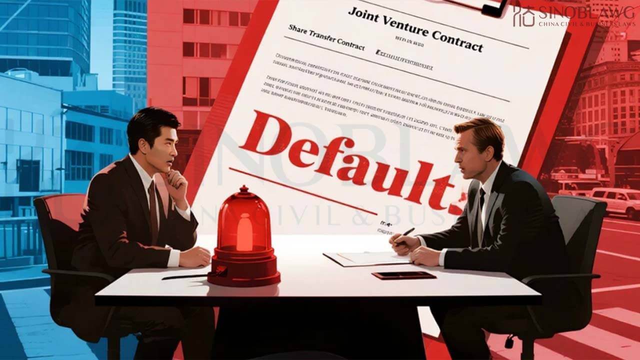 What If the Chinese Partner Defaults on Joint Venture Contract or Share Transfer Contract?